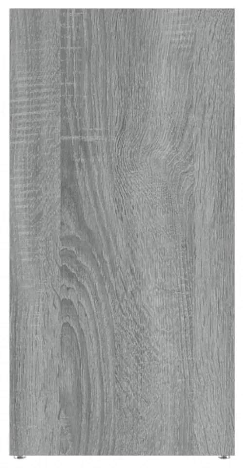 szürke sonoma színű könyvszekrény 50 x 25 x 106 cm