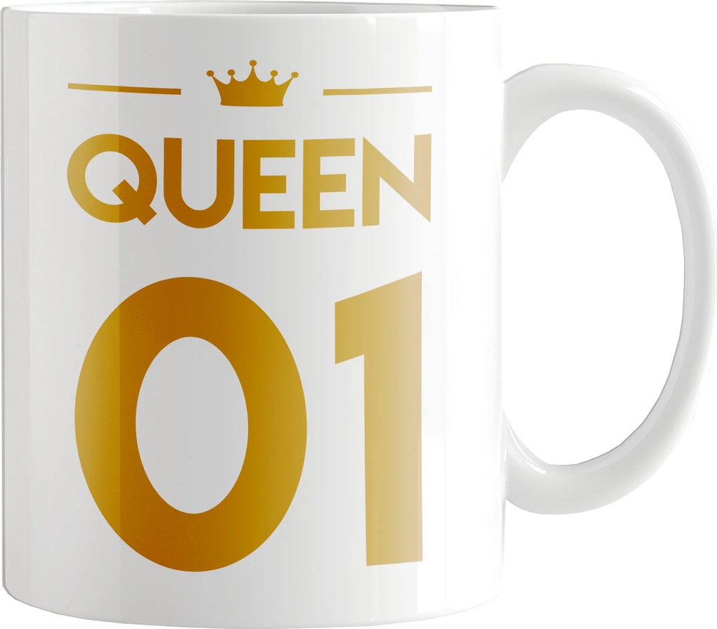 Queen Nyomott Mintás Bögre 01 Ajándék Neki Lánynak Valentin Napra