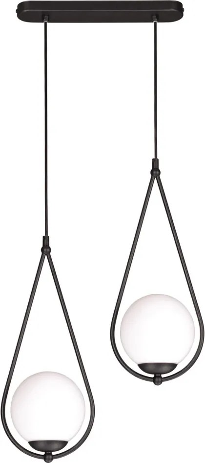 KAJA K-4771 NEVE Többágú Függesztett Lámpa Fekete E14 IP20