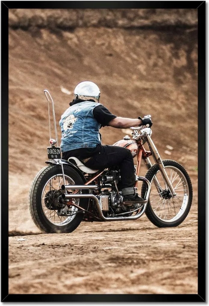 Poszterek keretben 40x60 Motorkerékpár Chopper Klasszikus