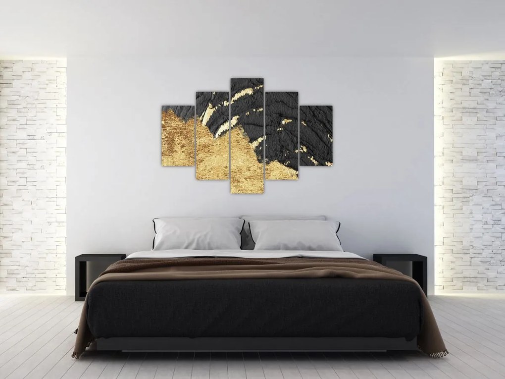 Kép - Arany szerkezet N⁰1 (150x105 cm)