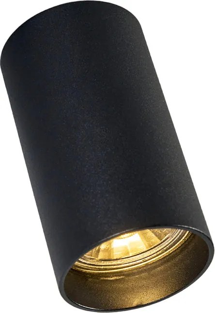 Modern spotlámpa fekete 5,5 cm - Tuba