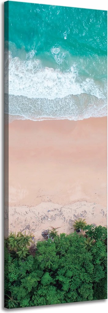 Vászonkép Tengerpart Hullámok Víz Természet 40x120 cm