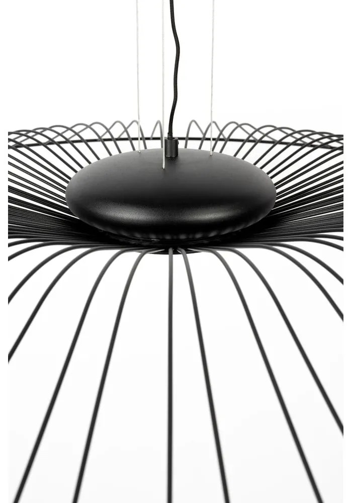 Fekete LED szabályozható függőlámpa ø 90 cm Spider – Zuiver