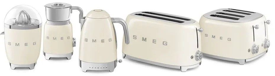 Krémszínű rozsdamentes acél vízforraló 1,7 l Retro Style – SMEG