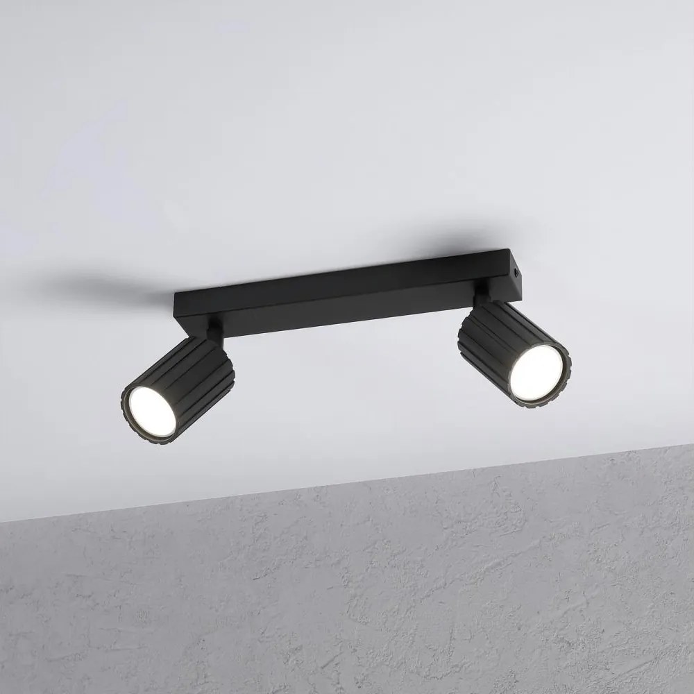 Brilagi - CRISPINA irányítható spotlámpa 2xGU10/10W/230V fekete