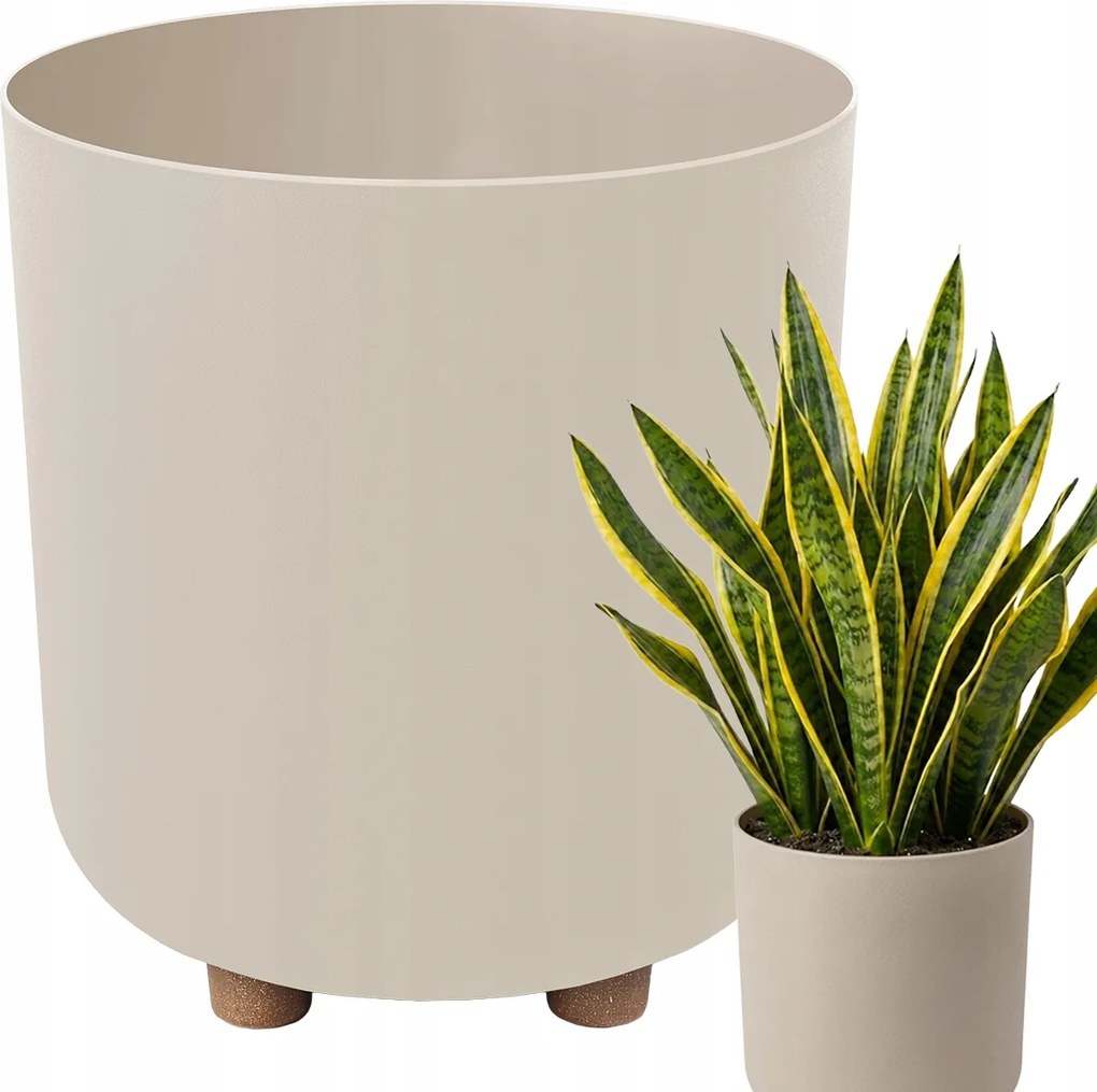 Virágtartó Álló Kerti Virágtartó Lábakkal Virágágyás Terasz Erkély 27,5x24cm