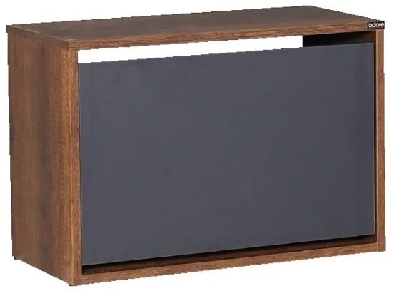 Cipősszekrény 42x60 cm barna/antracit