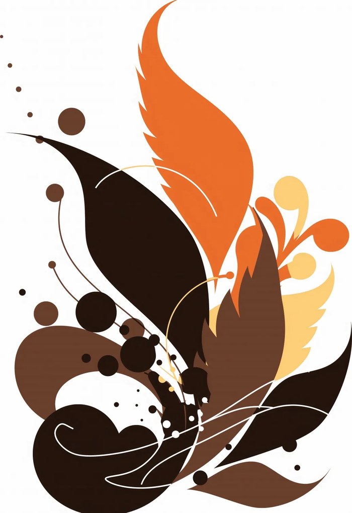 Poszter 59,4x84,1cm Őszi tűz