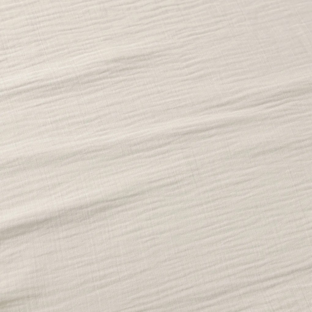 Goldea muszlin párnahuzat - természetes 40 x 40 cm