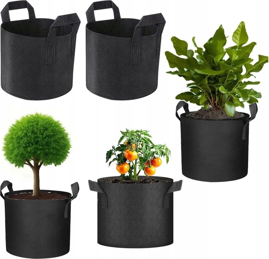 Kerek Pot 20L-es anyag kaspó burgonya termesztéshez