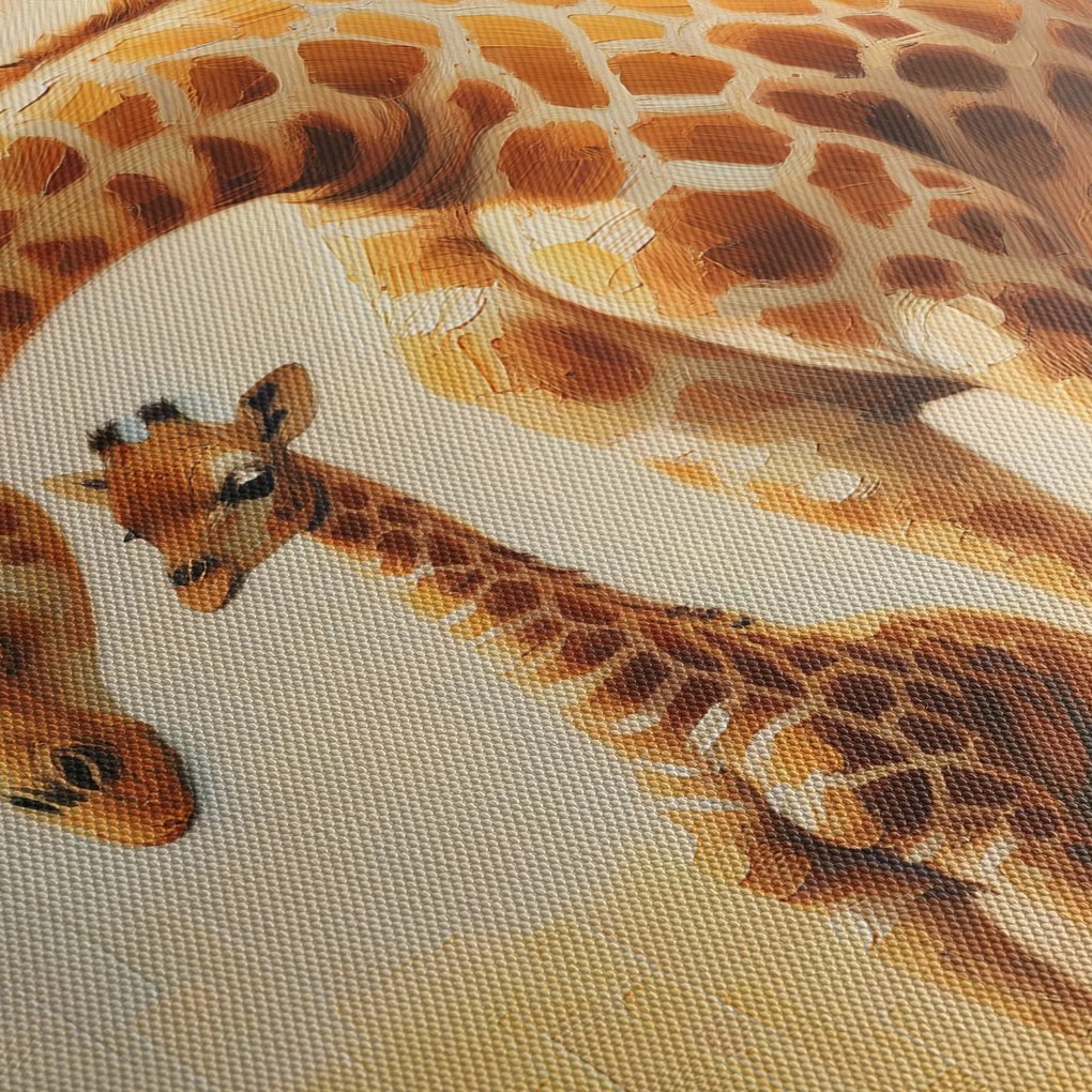 Kép - Zsiráfok (90x60 cm)