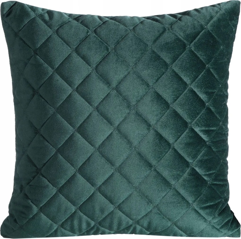 Dekoratív párnahuzat RIA1 45x45 Eurofirany sötétzöld