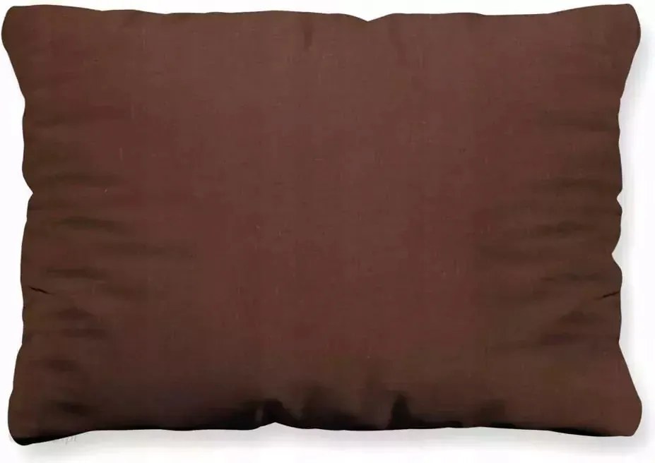 Párnahuzat 80x80 barna egyszínű
