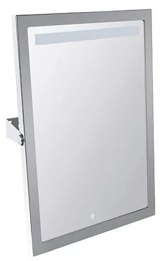 Tükör 40x60 cm rozsdamentes acél/ezüst