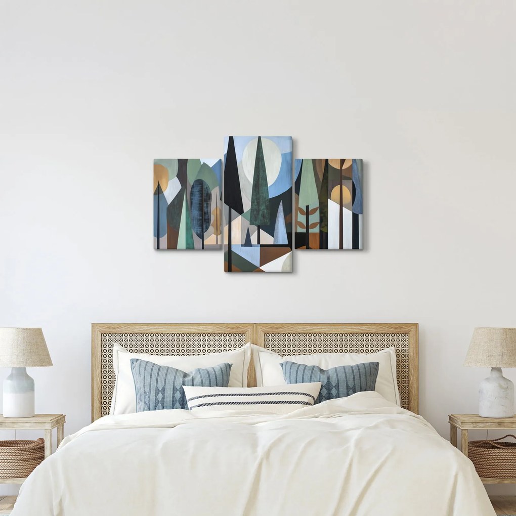 Kép - Természetes geometriai absztrakció II. (90x60 cm)