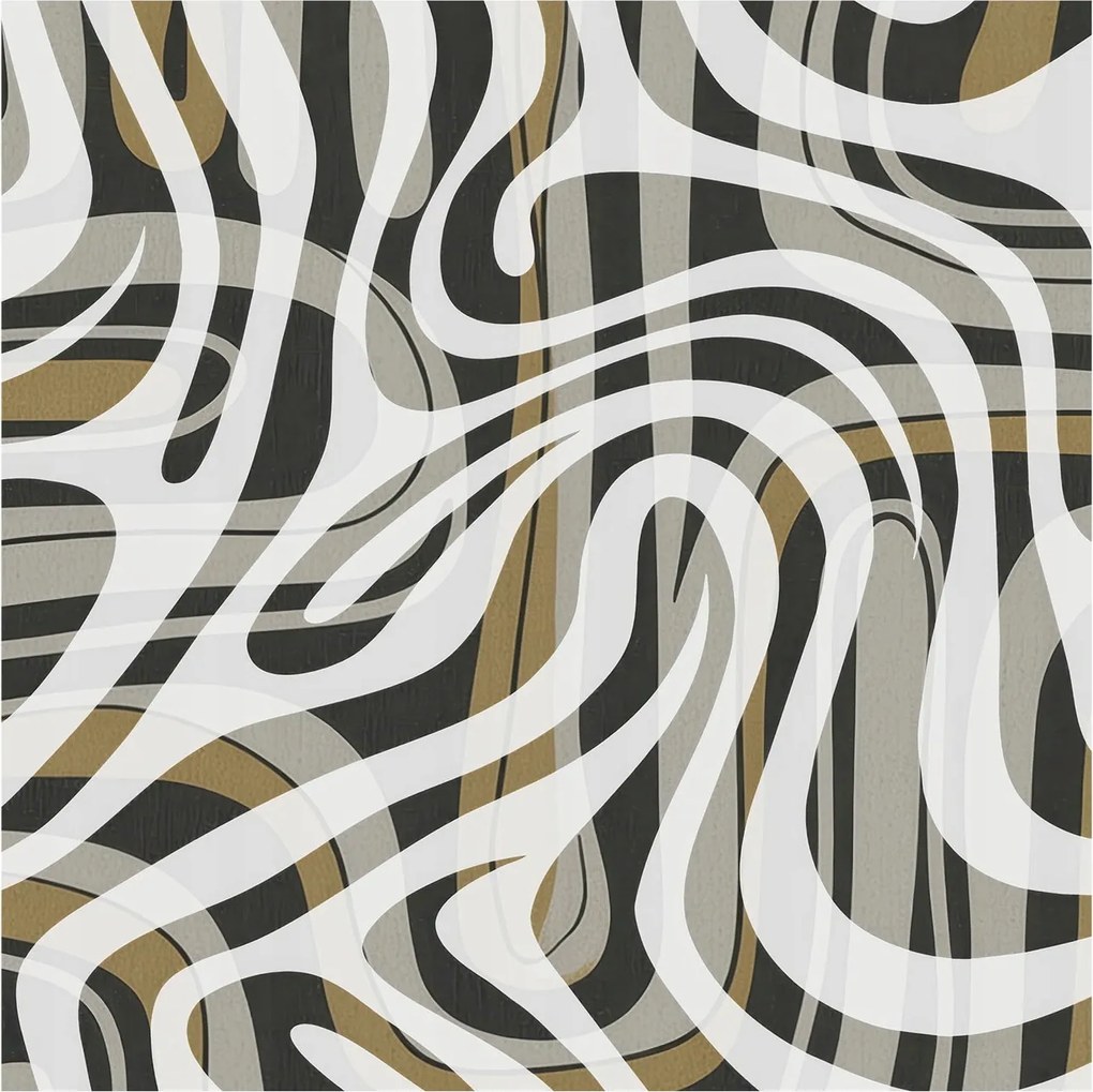 Flizelin tapéta Divatos 3D fali absztrakt vonalak 250x250 ragasztóval