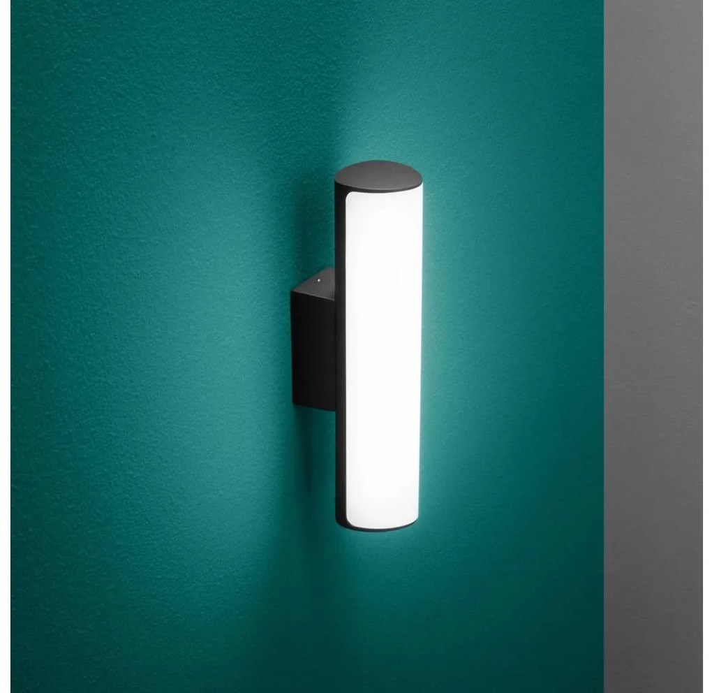 Ideal Lux - LED Kültéri fali lámpa ETERE LED/9,5W/230V 3000K IP44 fekete