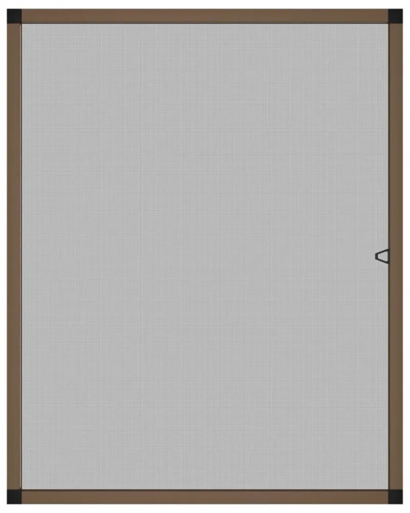 barna ablakszúnyogháló 80x100 cm