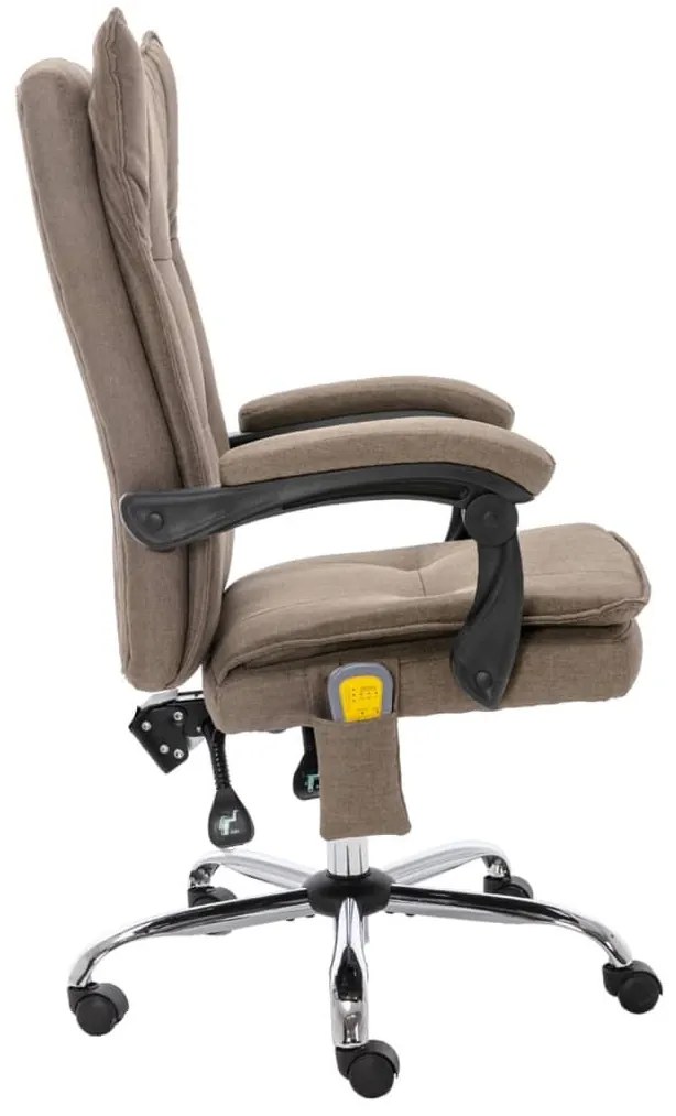 tópszínű szövet masszázsfunkciós irodaszék