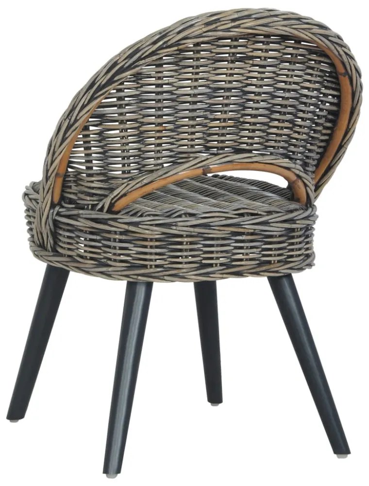 fekete kubu rattan kanapészék