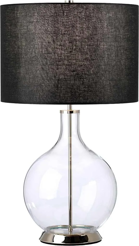 Elstead modern asztali lámpa orb nikkel elsorb-clear-pn-blk