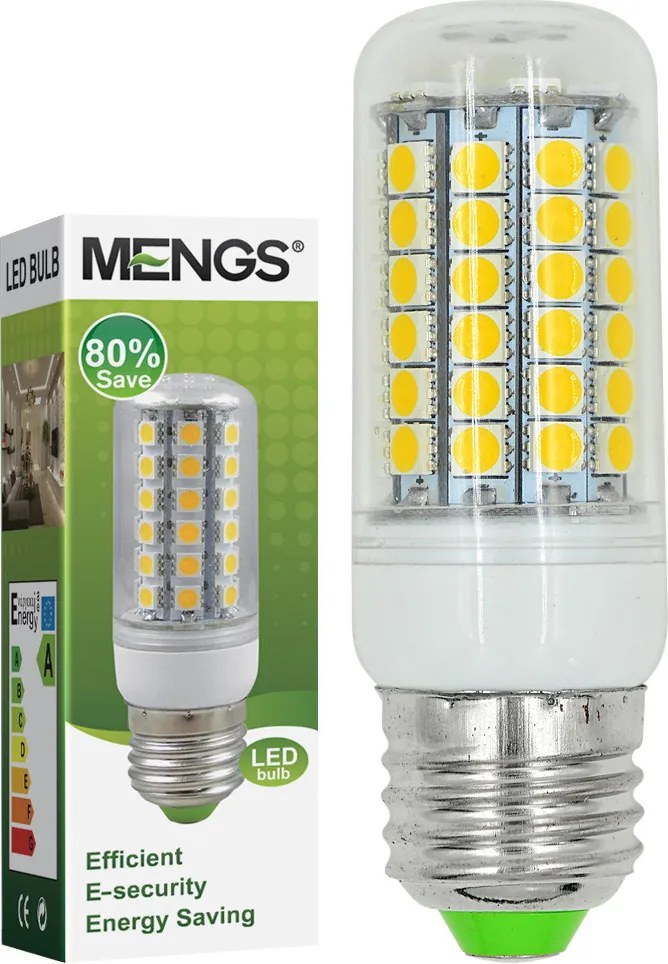 Led izzó E27 9W=70W meleg fehér 550LM