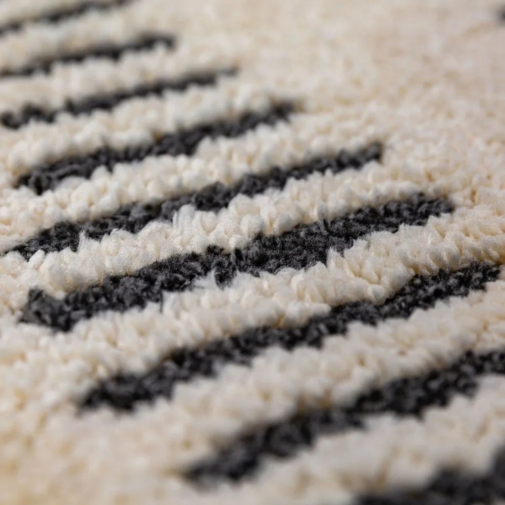 Krémszínű szőnyeg 200x290 cm Knot – Flair Rugs