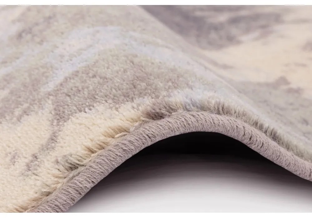 Szürke gyapjú szőnyeg 200x300 cm Daub – Agnella