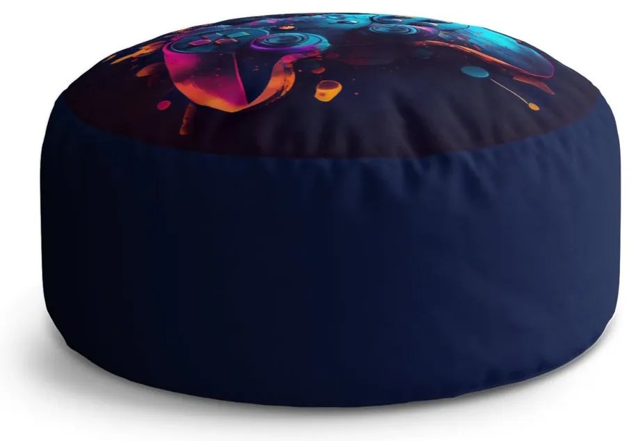 Circle zsámoly Abstract vezérlő, fekete