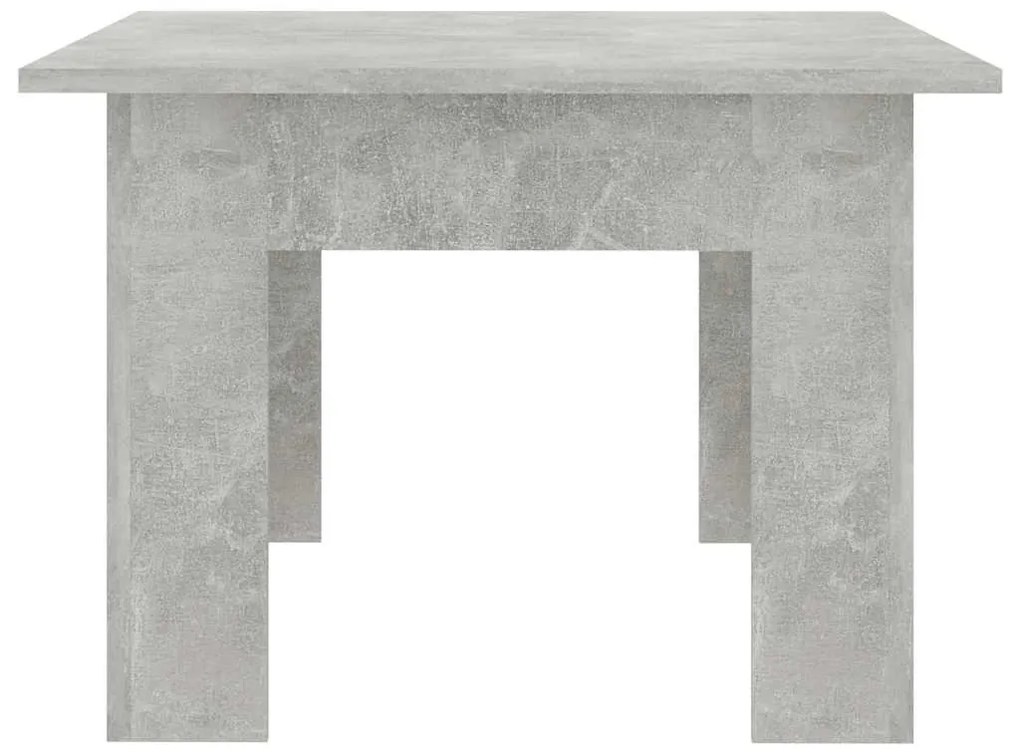 Betonszürke szerelt fa dohányzóasztal 100 x 60 x 42 cm