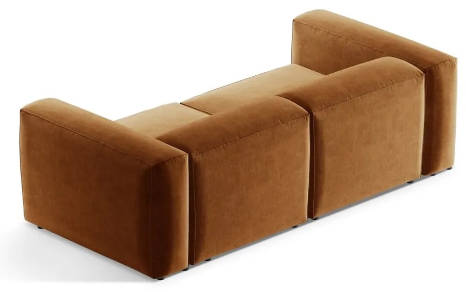 Téglavörös kanapé 224 cm Bergano – Cosmopolitan Design