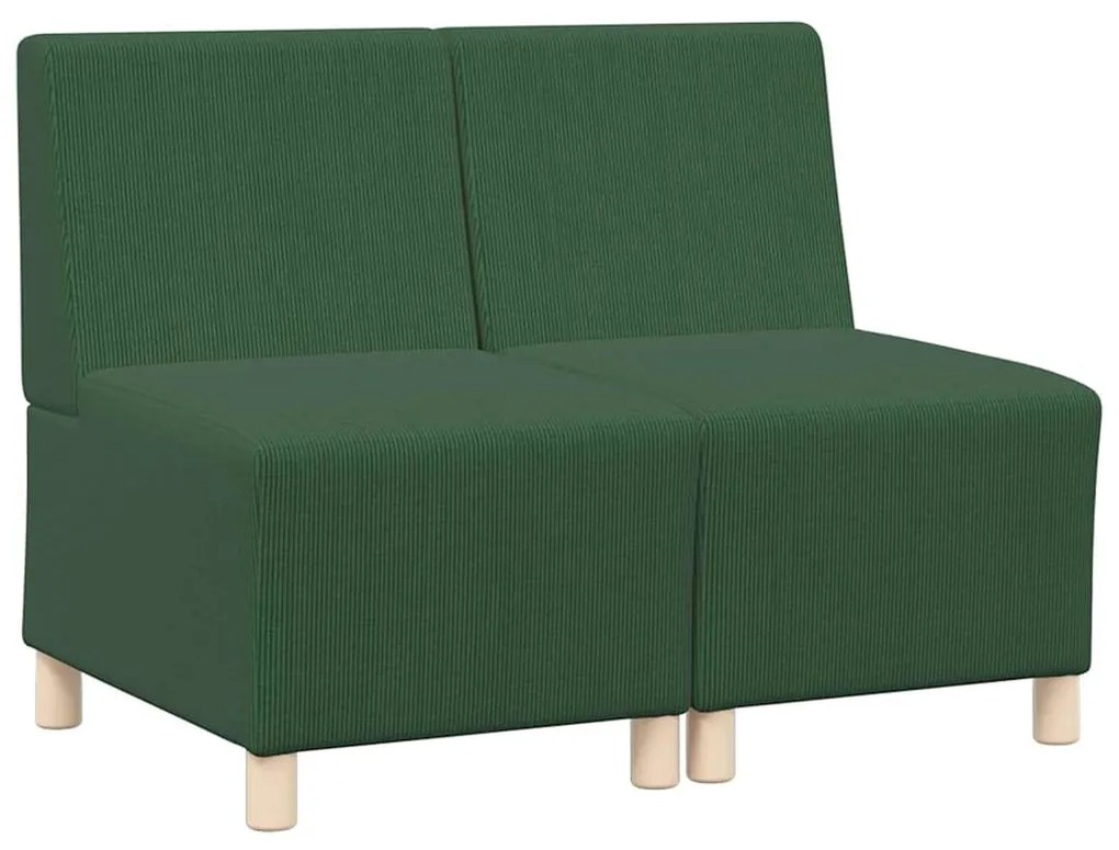 Karfa Nélküli Modularis Kanapé Egység 2 pcs Zsungel zöld