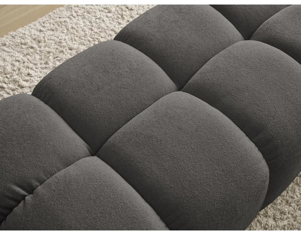 Sötétszürke zsenília lábtartó Everest – Bobochic Paris