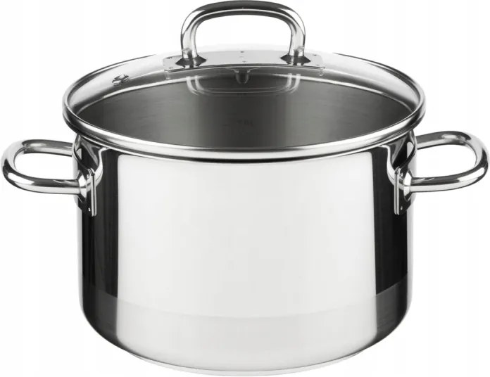 Professzionális edény fedővel, átmérője 18 cm, térfogata 3 l