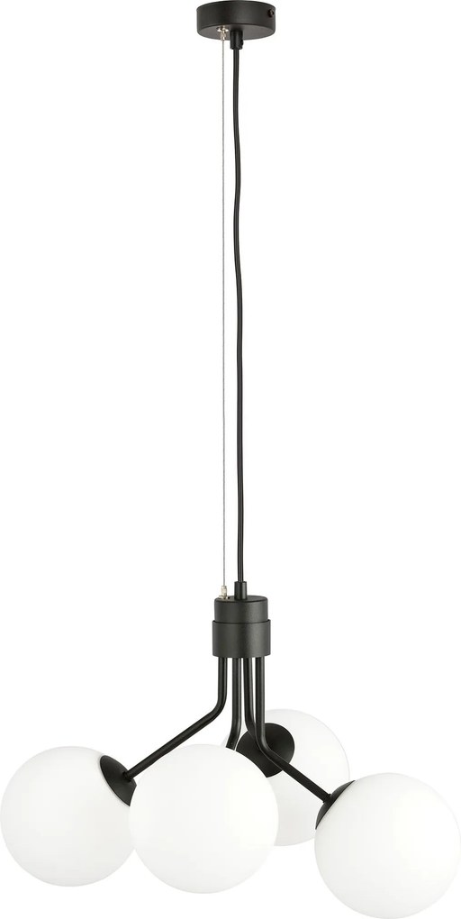 Emibig modern skandináv függeszték nova fehér fekete emi1138/4