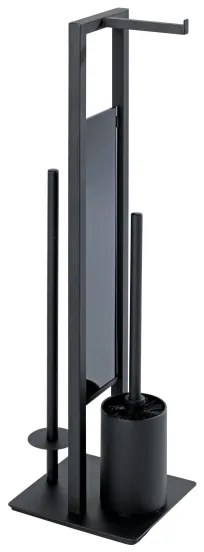 WENKO 23708100 - RIVALTA WC-kefe 18x70 cm fekete