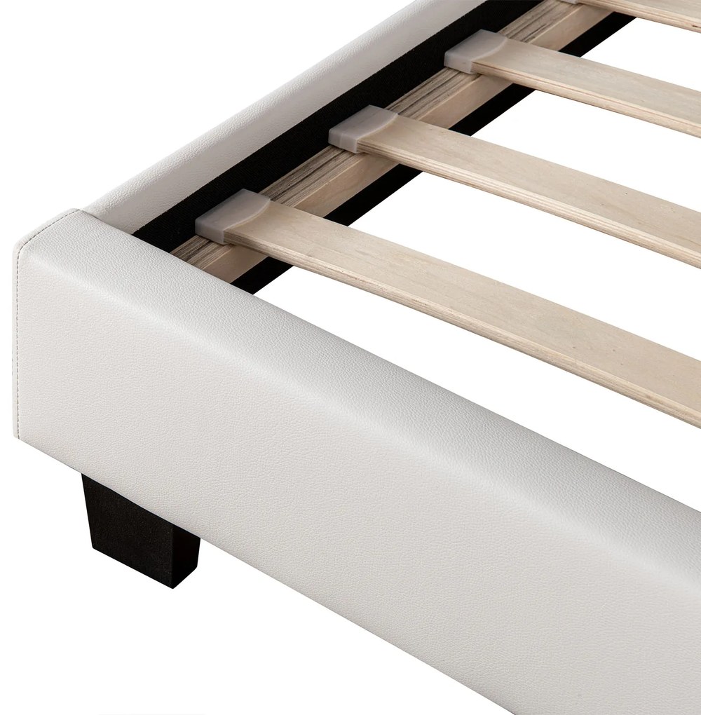 Kárpitozott ágy ,,Párizs" 160 x 200 cm - fehér