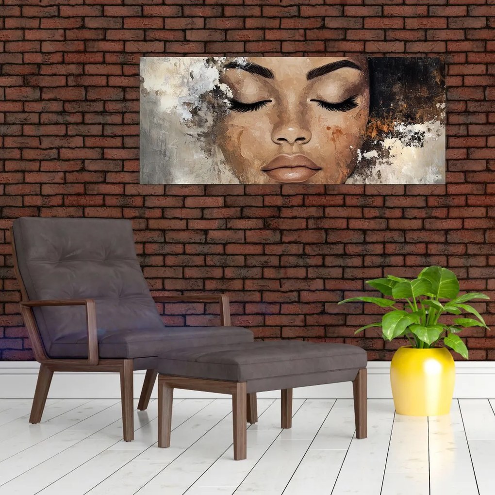 Kép - Női portré (120x50 cm)