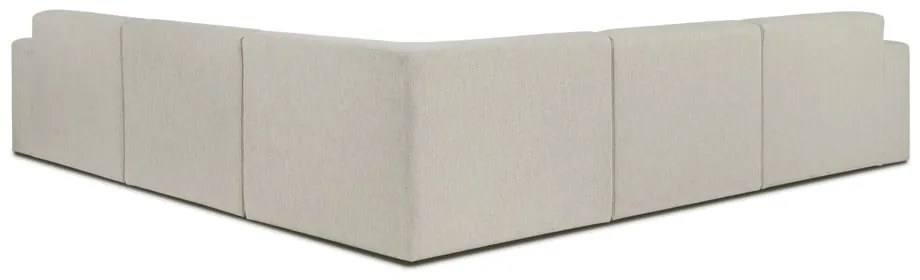 Bézs-krémszínű sarokkanapé (variálható) Roxy – Scandic