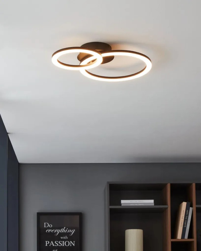 EGLO 900322 PARRAPOS-Z Modern LED Mennyezeti Lámpa Fehér, Fekete LED IP20