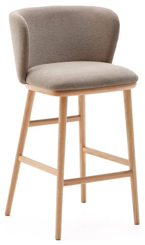Világosbarna bárszék (ülésmagasság 65 cm) Ciselia – Kave Home