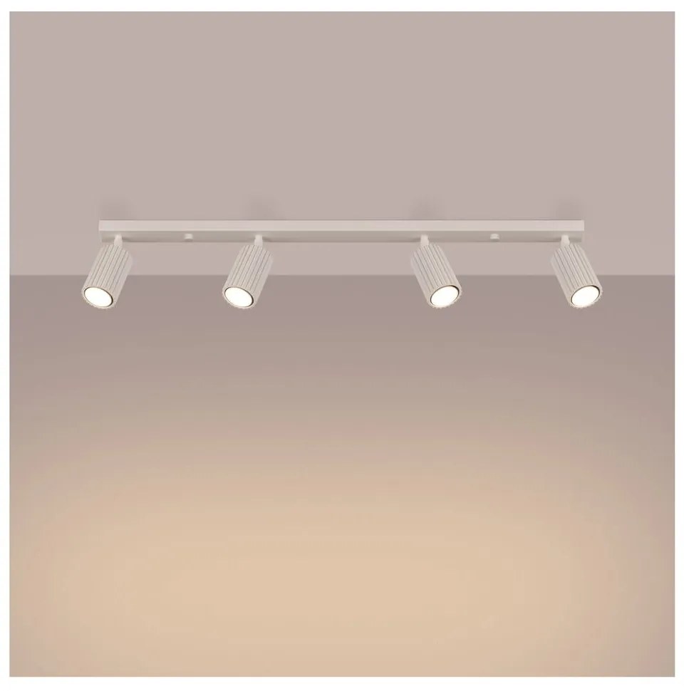 Krémszínű spotlámpa 6,5x81 cm Gleam – Sollux