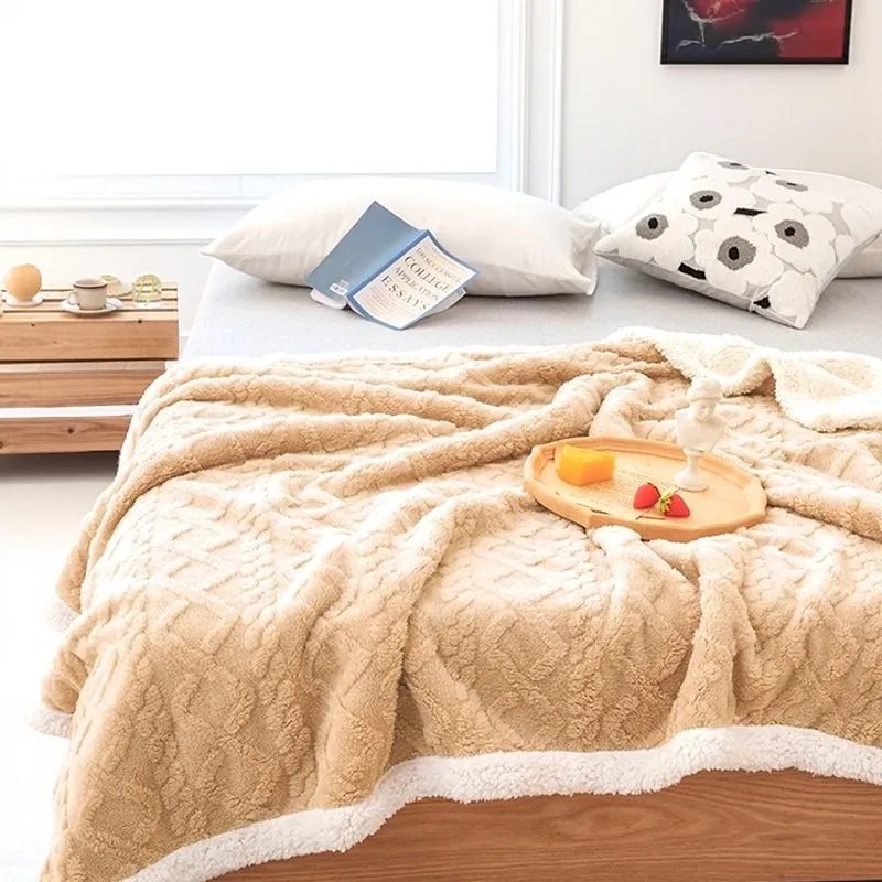 Meleg bárány takaró Homa KOBELA BEIGE