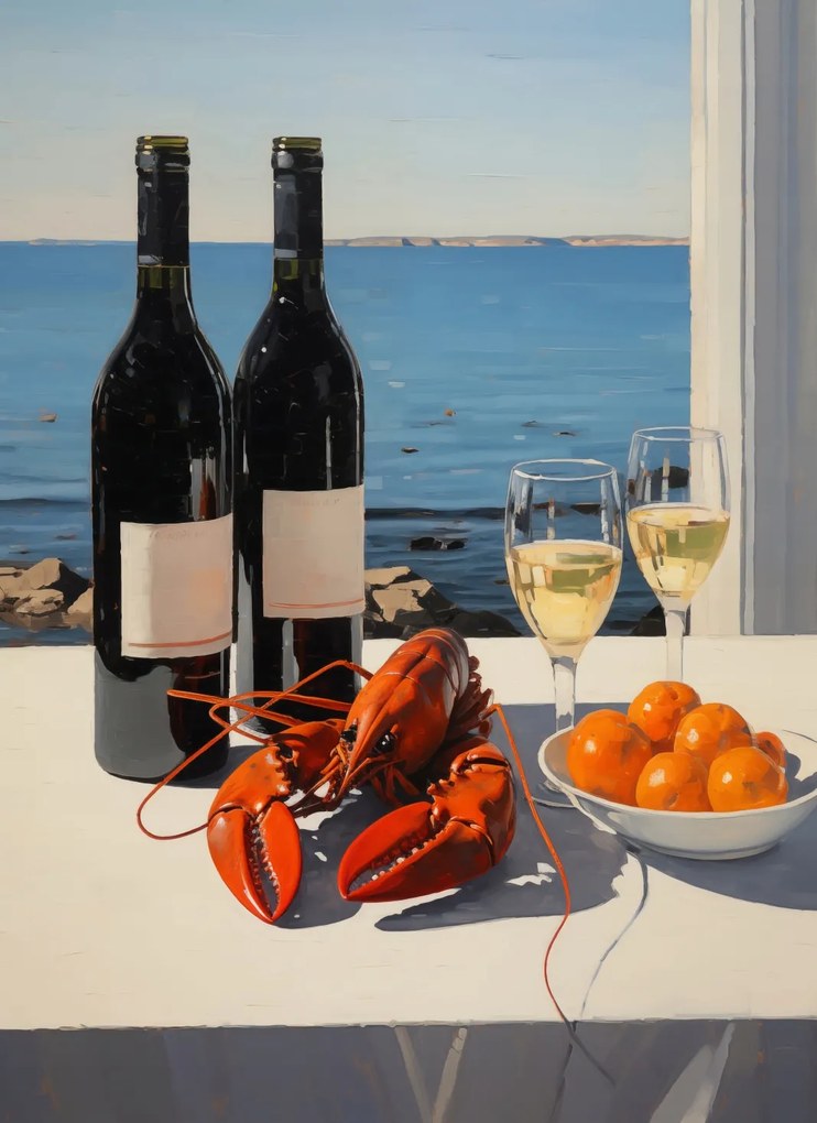 Poszter 40x55cm Ebéd az öbölben