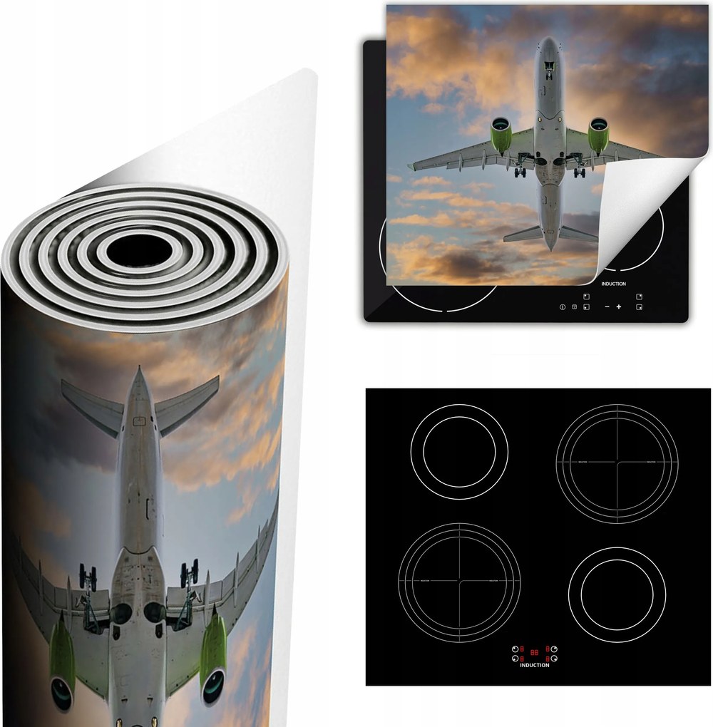 Tűzhelyvédő Szőnyeg Több Hely 60x52 repülőgép