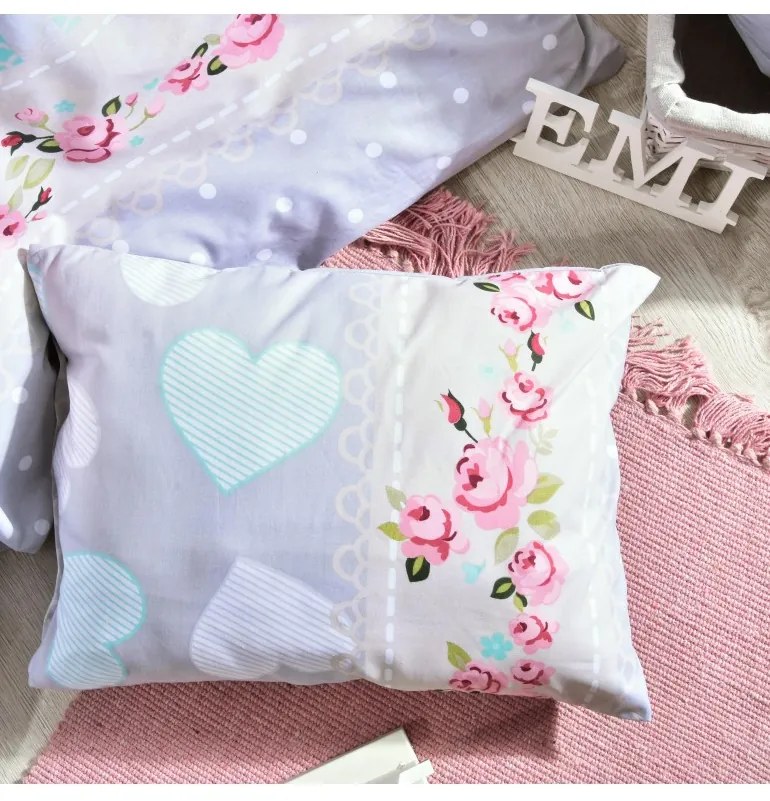 EMI Ariela ágyneműhuzat, A standard egyszemélyes ágy szett tartalma: 1x 140x200 + 1x 70x90