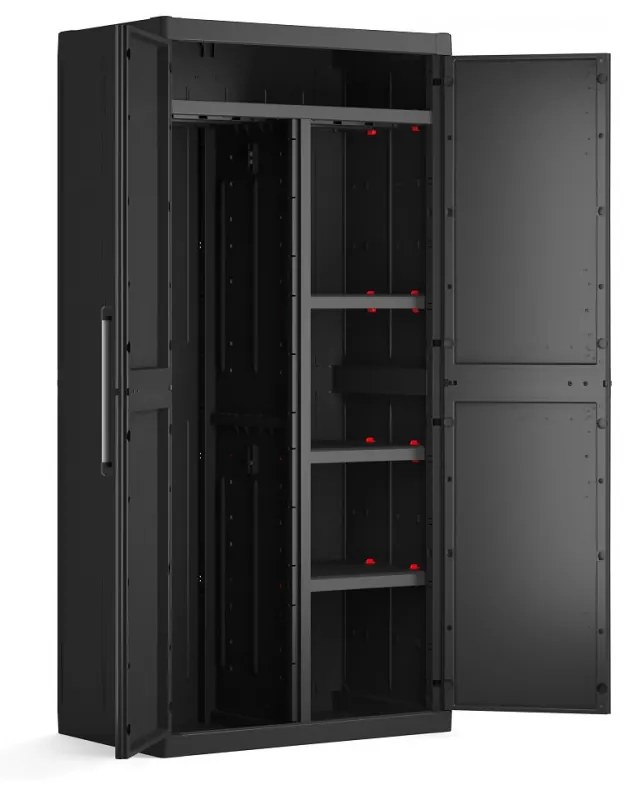 Keter Kétajtós Detroit XL osztott műanyag szekrény