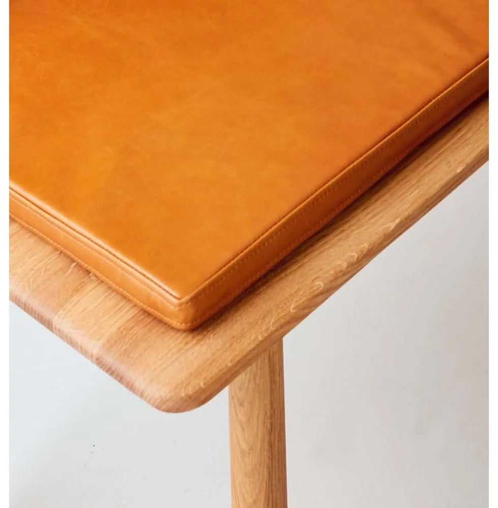 Konyakbarna-natúr színű bőr pad Elba - Hammel Furniture