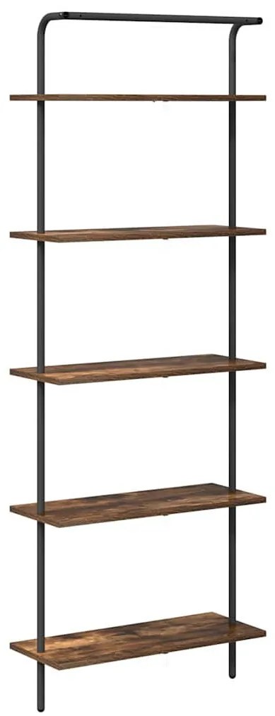 Könyvespolc Füstölt tölgy 60 x 24 x 168 cm Faanyag